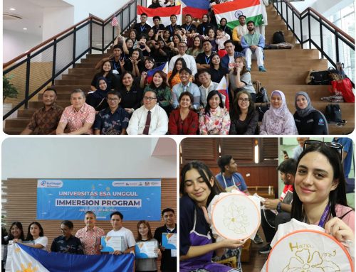 The Excitement of Campuses from 4 Countries Participating in The Immersion Program at Universitas Esa Unggul